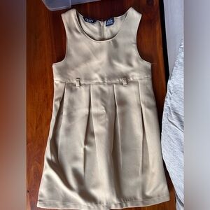 Uniform dresses. Navy and khaki.